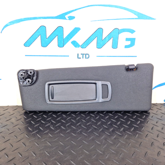 10-13 BMW X5 E70 LCI NEARSIDE LEFT PASSENGER FRONT SUN VISOR BLACK