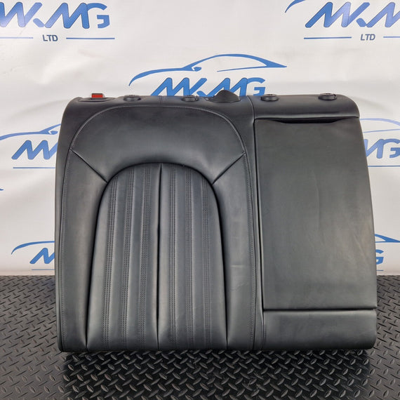 12-18 Audi A6 C7 Saloon Rear OS Right Soul Black Leather Seat Backrest 4G5885502