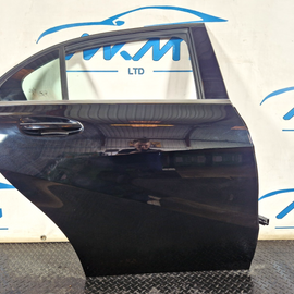 12-18 MERCEDES BENZ W176 REAR RIGHT DRIVER O/S COMPLETE DOOR IN BLACK 191