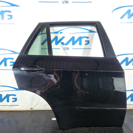 10-13 BMW X5 E70 GENUINE LCI REAR RIGHT DRIVER O/S COMPLETE DOOR IN BLACK 475