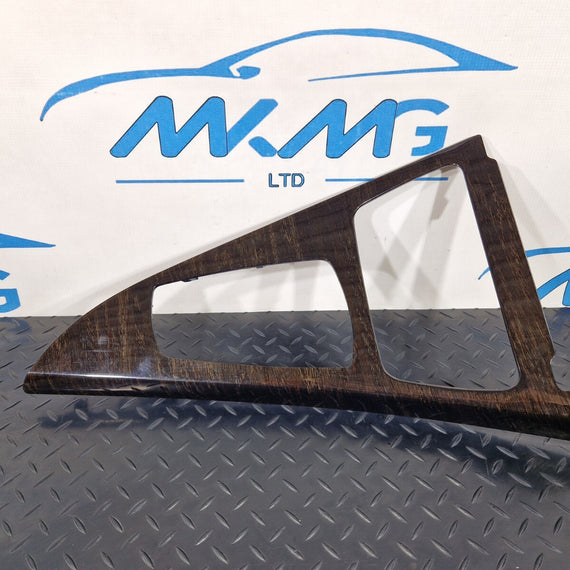 11-18 BMW 6 SERIES F06 CENTER CONSOLE WOOD TRIM PANEL 9242737
