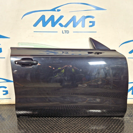 10-18 AUDI A7 4G S-LINE GENUINE FRONT RIGHT O/S COMPLETE DOOR IN BLACK L8Z9Y