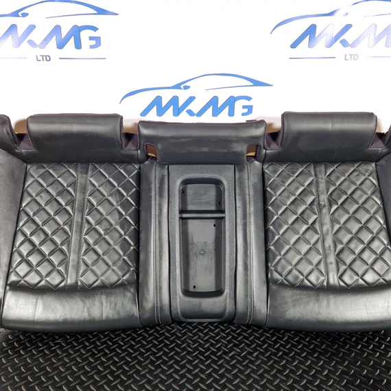 16-23 AUDI S5 COUPE REAR BLACK LEATHER COMFORT SEAT BENTCH 8W6885283D