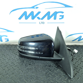 12-18 MERCEDES W176 GENUINE FRONT RIGHT O/S POWER FOLD WING MIRROR BLACK 191