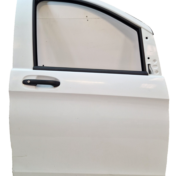 14-23 MERCEDES VITO W447 FRONT RIGHT O/S COMPLETE DOOR IN ARCTIC WHITE 9147