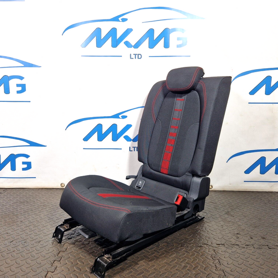 BMW 2 X1 SERIES F45 F48 GENUINE REAR RIGHT O/S CLOTH FABRIC COMPLETE SEAT RED