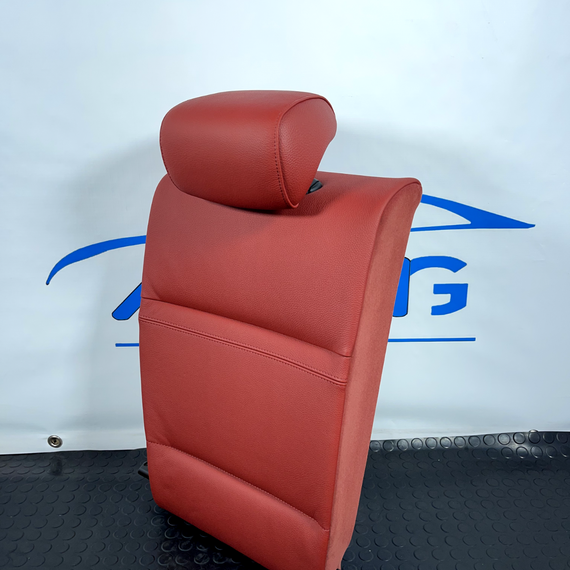 2010 BMW 3-SERIES E92 LCI M-SPORT REAR RIGHT LEATHER SEAT IN RED & HEADREST