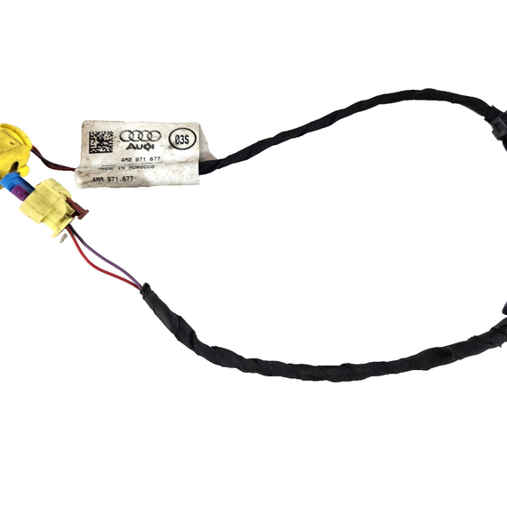 16-20 AUDI Q7 4M FRONT RIGHT N/S CABLE ADAPTER CRASH SENSOR FOR AIRBAG 4M0971677