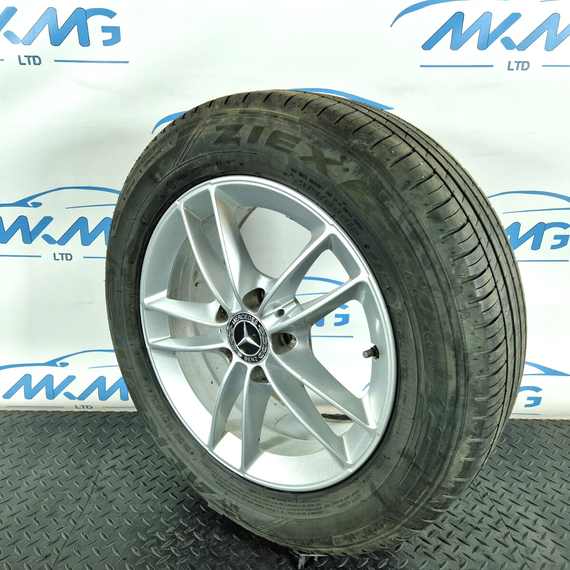 18-ON MERCEDES A CLASS W177 GENUINE ALLOY WHEEL & TYRE A1774010100 205/60 R16