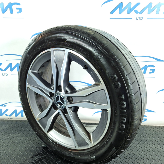 14-21 MERCEDES BENZ C CLASS W205 17INC ALLOY WHEEL & TYRE A2054010800 7Jx17H2