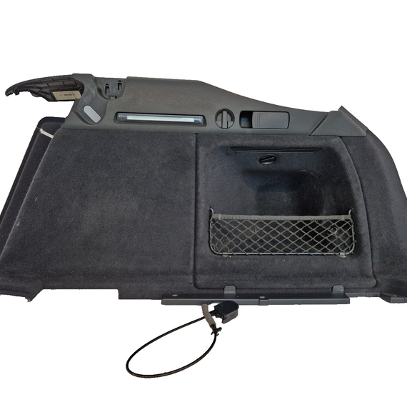 16-19 AUDI A4 B9 SPORT GENUINE OEM REAR RIGHT BOOT SIDE TRIM BLACK 8W9863880H