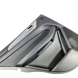 11-19 MERCEDES BENZ ML W166 REAR LEFT N/S BLACK LEATHER DOOR CARD PANEL