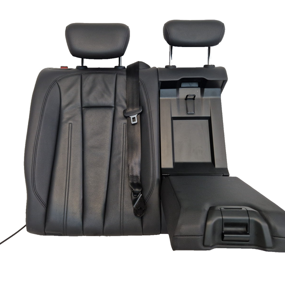 16-19 AUDI A4 B9 AVANT SPORT GENUINE REAR RIGHT SIDE BLACK LEATHER SEAT BACKREST