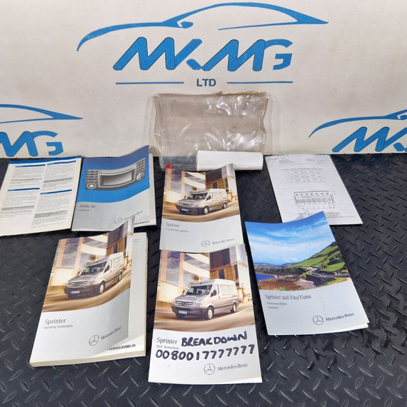 06-17 MERCEDES SPRINTER W906 OPEARATING MAINTENANCE MANUAL INSTRUCTIONS BOOKLET