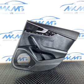 16-19 AUDI A4 B9 S-LINE OEM REAR RIGHT DRIVER SIDE DOOR CARD PANEL 8W0867488