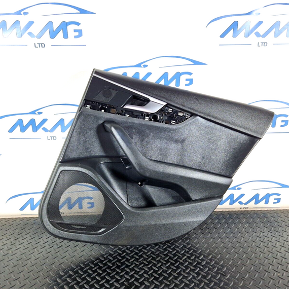 16-19 AUDI A4 B9 S-LINE OEM REAR RIGHT DRIVER SIDE DOOR CARD PANEL 8W0867488