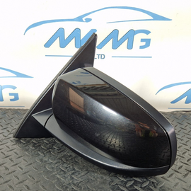 10-13 BMW X5 E70 LCI GENUINE LEFT N/S POWER FOLD WING MIRROR & CAMERA BLACK 475
