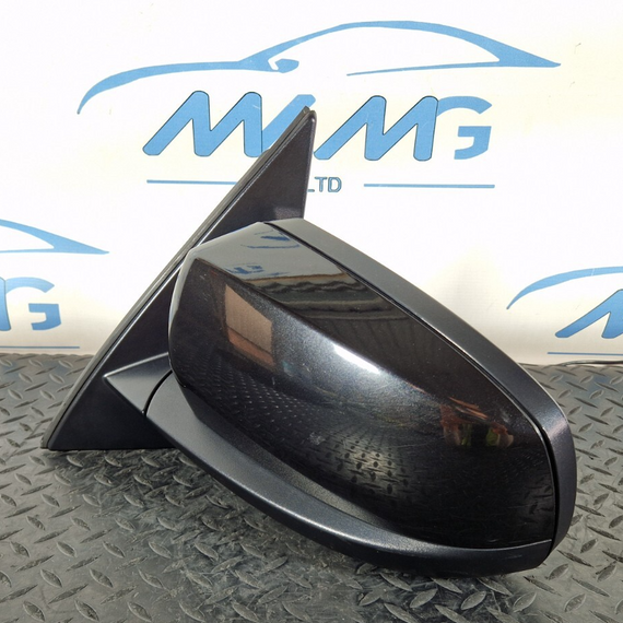 10-13 BMW X5 E70 LCI GENUINE LEFT N/S POWER FOLD WING MIRROR & CAMERA BLACK 475