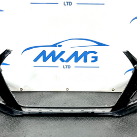 16-19 AUDI A4 B9 ULTRA SPORT GENUINE FRONT BUMPER IN BLACK LY9B (DAMAGED)