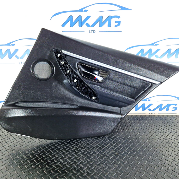 12-18 BMW 3 SERIES F30 F31 LCI OEM REAR DRIVER SIDE DOOR CARD PANEL 2083450