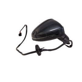 AUDI A4 B9 FRONT RIGHT DRIVER O/S GENUINE MANUAL FOLD WING MIRROR IN GREY