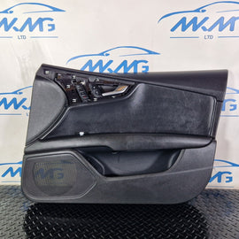 10-18 AUDI A7 4G S-LINE DRIVERS SIDE FRONT DOOR CARD 4G8867106