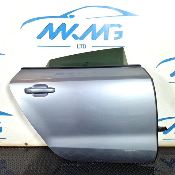 10-18 AUDI A7 4G GENUINE REAR RIGHT O/S/R COMPLETE DOOR IN TORNADO GREY LX7P
