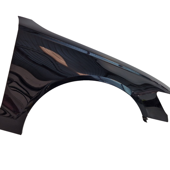 12-18 AUDI A6 C7 GENUINE FRONT RIGHT DRIVER O/S WING PANEL IN BLACK (DAMAGED)