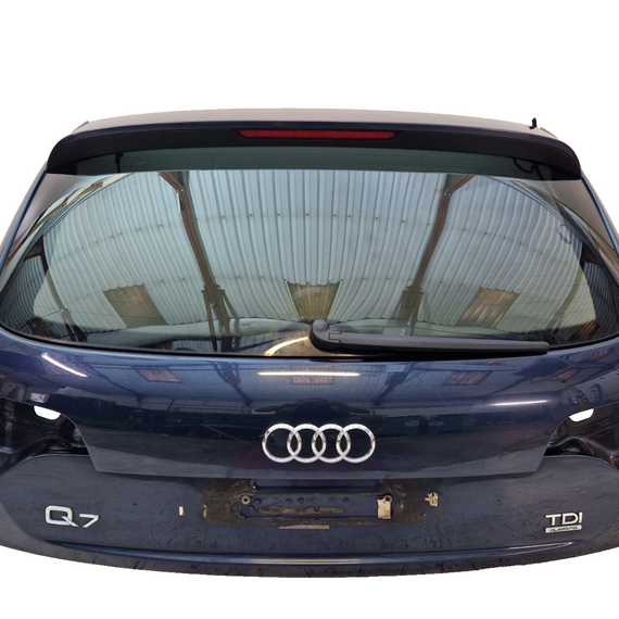10-15 AUDI Q7 4L GENUINE BOOTLID / TAILGATE IN BLUE LH5X