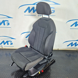 16-19 AUDI A4 B9 GENUINE FRONT LEFT N/S COMPLETE CLOTH SEAT NOT HEATED