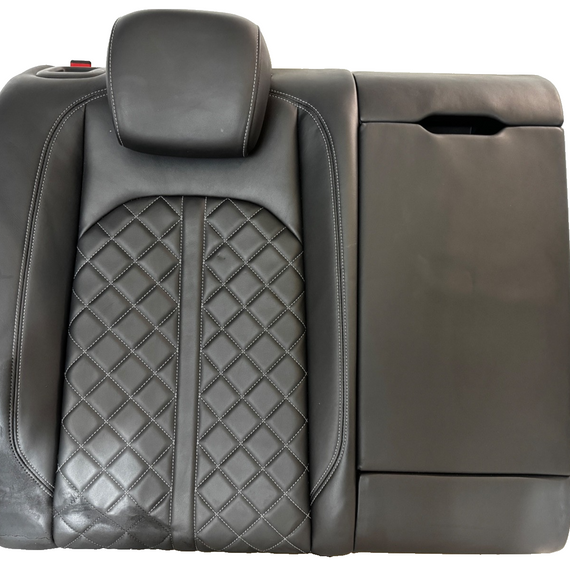AUDI S5 F5 COUPE REAR RIGHT O/S BLACK LEATHER COMFORT SEAT BACKREST (DAMAGED)