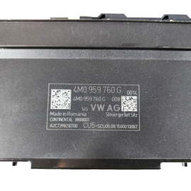 16-20 AUDI Q7 4M SEAT CONTROL MODULE ECU & BRACKET 4M0959760G