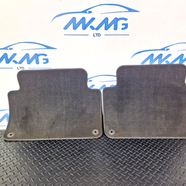 16-19 AUDI A4 B9 GENUINE OEM REAR FLOOR MATS SET 2X