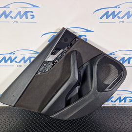 16-19 AUDI A4 B9 S-LINE REAR LEFT PASSENGER SIDE DOOR CARD ALCANTARA 8W0867304D
