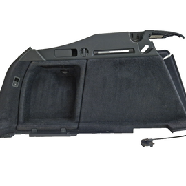 16-19 AUDI A4 COMPLETE LEFT TRUNK TRIM W/ TOW SWITCH 8W9863879K 8W9863991E