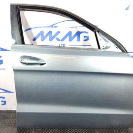 11-19 MERCEDES BENZ ML W166 GENUINE FRONT RIGHT O/S COMPLETE DOOR IN SILVER 988