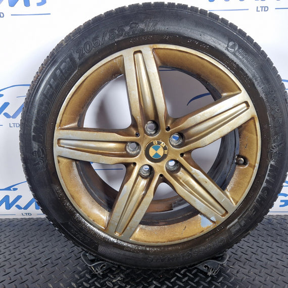 GENUINE BMW 2 SERIES F45 F46 ALLOY WHEEL & TYRE 205/55 R17 7,5Jx17