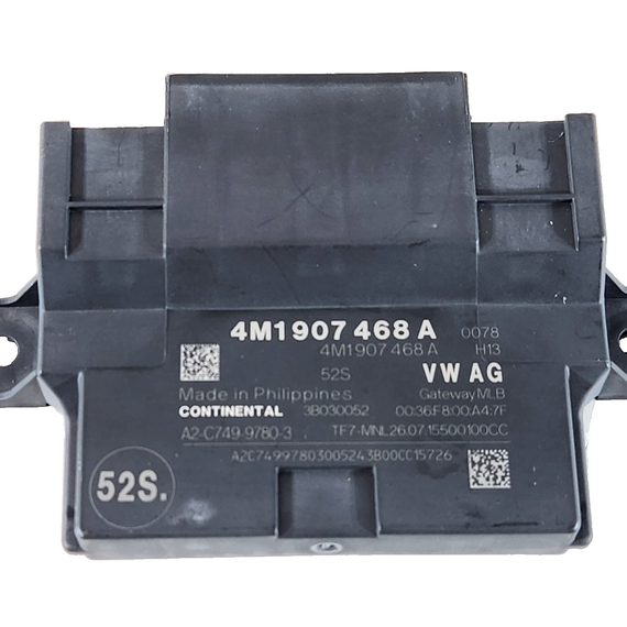 16-20 AUDI Q7 4M GENUINE GATEWAY CONTROL MODULE ECU 4M1907468A