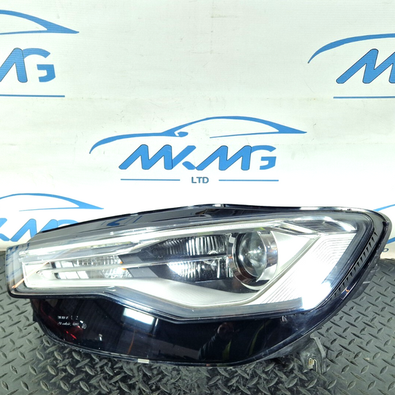 12-18 AUDI A6 C7 GENUINE FRONT LEFT N/S COMPLETE HEADLIGHT (PLUG&PLAY)4G0941005G