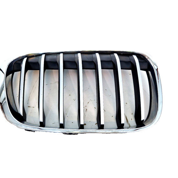 15-19 F48 BMW X1 FRONT GRILLE RH DRIVER SIDE 7354824