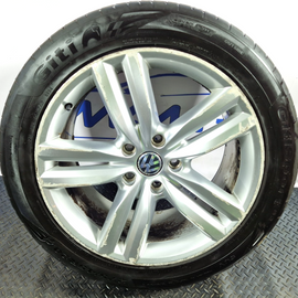 10-18 VW TOUAREG 7P OEM 20" ALLOY WHEEL WITH TYRE 8MM 275/45/20 7P6601025E