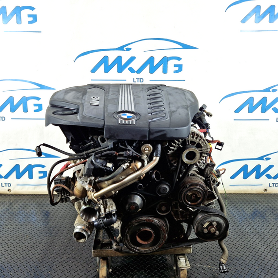 10-13 BMW X5 E70 LCI 3.0D SINGLE TURBO N57D30O0 COMPLETE ENGINE (PLUG&PLAY)