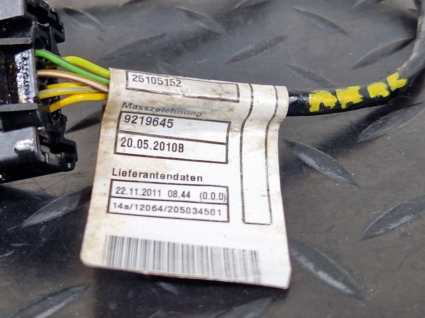 10-13 BMW X5 E70 LCI GENUINE REAR BUMPER PDC WIRING LOOM 9244426