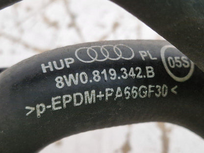 16-19 AUDI A4 B9 OEM SPORT RADIATOR LOWER COOLANT RUBBER PIPE HOSE 8E0122293C