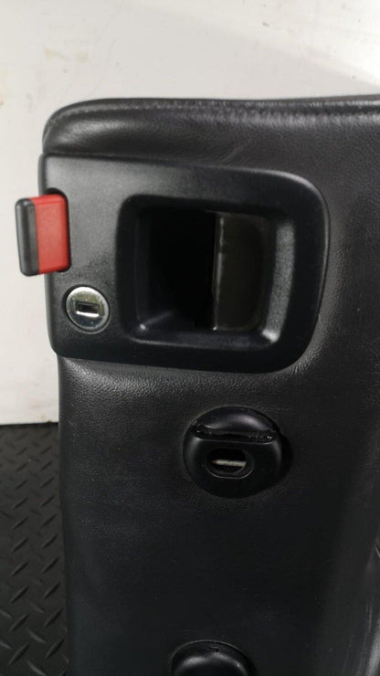 08-16 AUDI A4 B8 S-LINE GENUINE REAR LEFT SEAT BACKREST IN BLACK HALF LEATHER