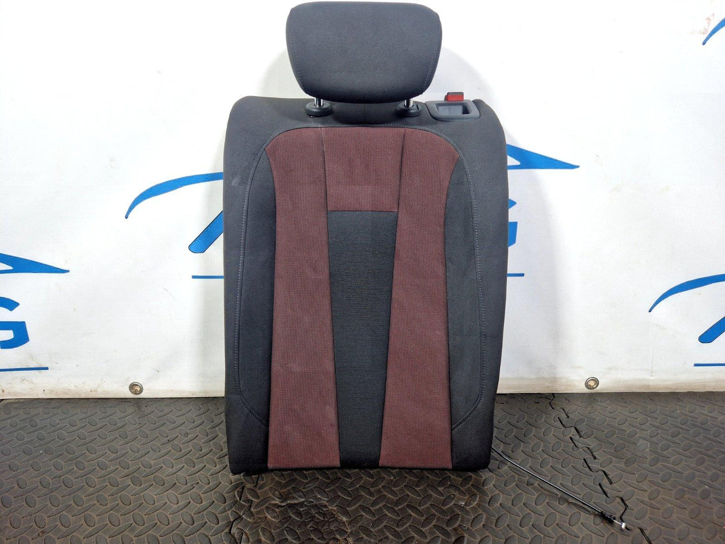16-19 AUDI A4 B9 REAR LEFT PASSENGER SIDE CLOTH SEAT BACKREST WITH HEADREST