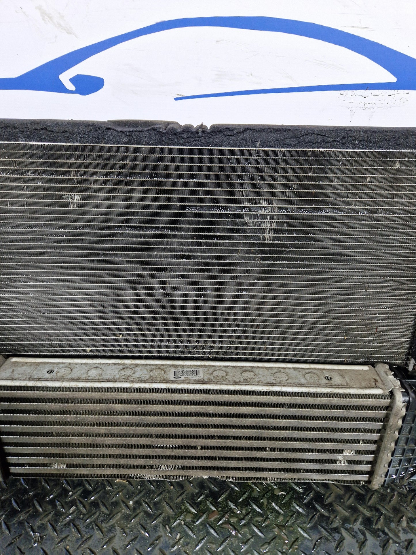 Ford Fusion MK1 HHJB 1.6 Diesel Radiator Rad Pack 5S6H9L440AD 5S6H8C607BF