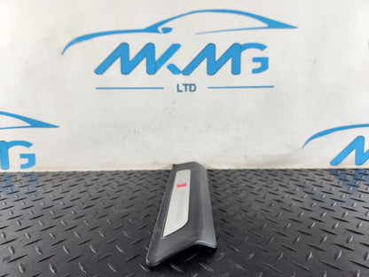 16-20 AUDI Q7 4M REAR LEFT DOOR SILL SCUFF PLATE TRIM PANEL INSERT 4M0853375