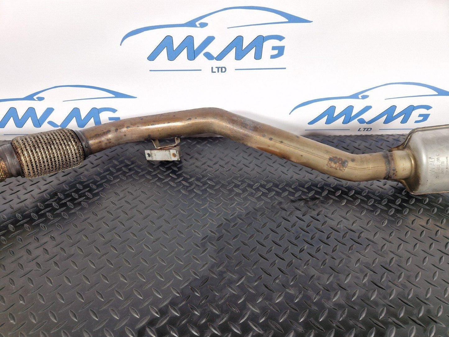 16-23 AUDI S5 3.0 TFSI V6 PETROL ENGINE EXHAUST PIPE SILENCER O/S 8W0253211C