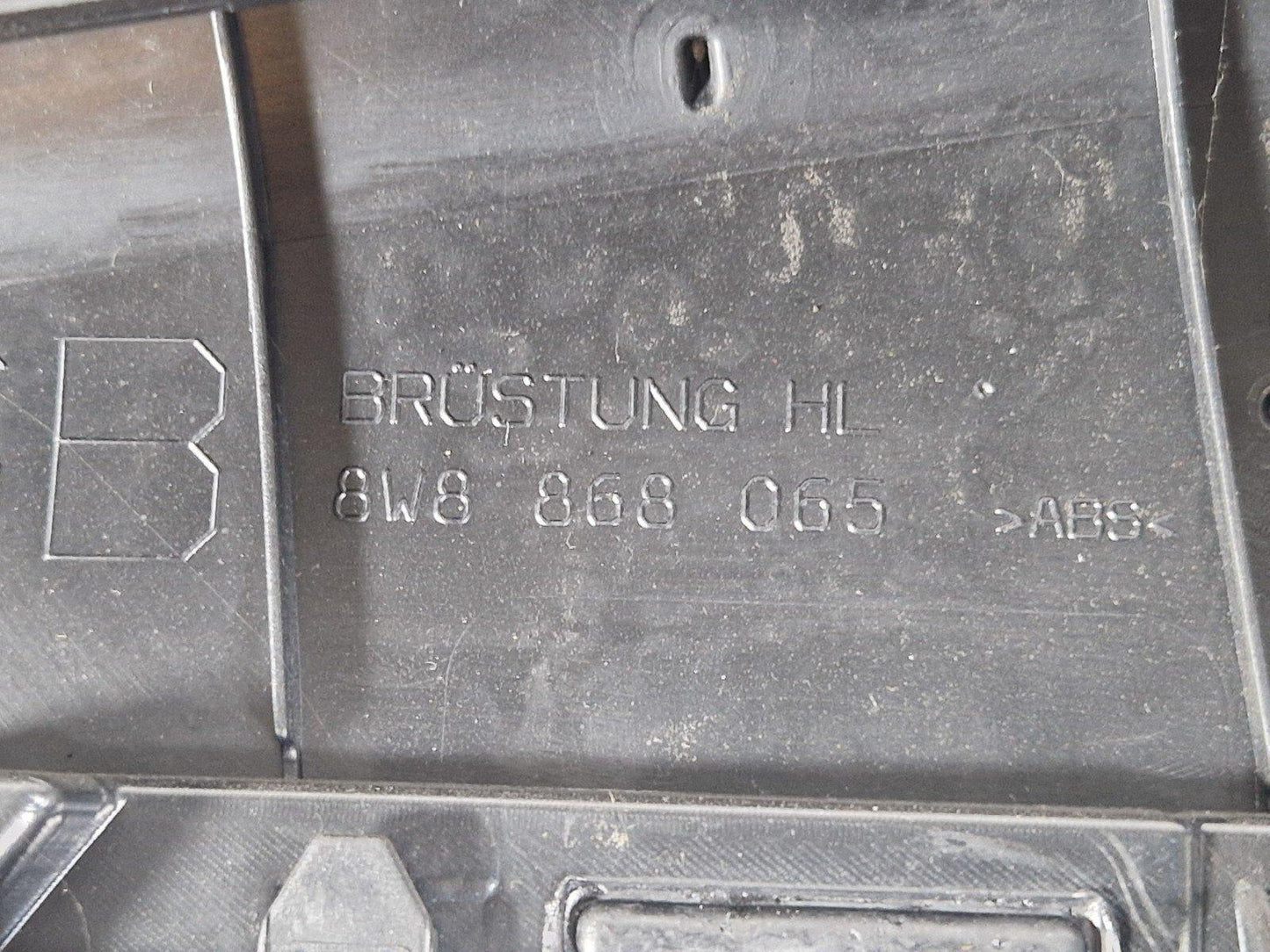16-23 AUDI A5 F5 SPORTBACK S-LINE PASSENGER SIDE REAR DOOR CARD 8W8867487